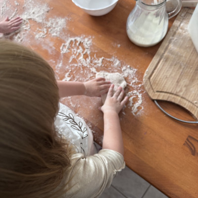 ... wir backen ein Brot