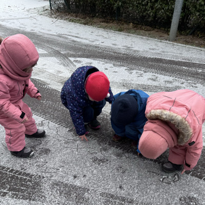 ... malen im Schnee